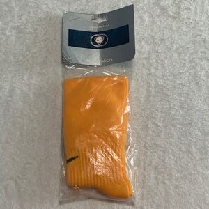 Nike Men's Bright Orange Athletic Socks